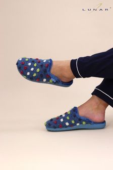 Lunar Blue Montreal Spotty Mule Slippers (530605) | 46 €