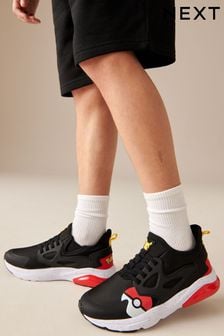 Black/Red Pokemon Elastic Lace Trainers (531517) | €44 - €55