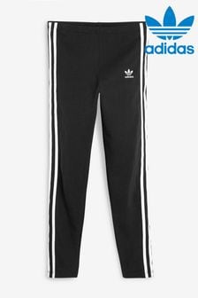 adidas Originals Black 3 Stripe Leggings (531729) | $30