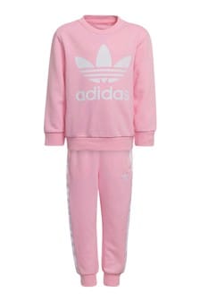 adidas originals Pink Little Kids Adicolor Tracksuit (531800) | CA$103