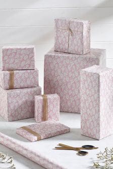 Pink Floral 10 Metre Wrapping Paper (532131) | ￥850