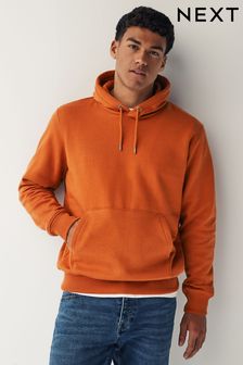 Orange - Kapuzensweatshirt - Jersey Kapuzenpulli aus reicher Baumwolle zum überziehen (532495) | 30 €