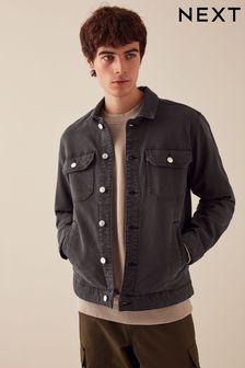 Smoke Grey Denim Trucker Jacket (532539) | €53