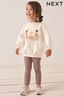 Ballerina - Sweater met figuurtjes met legging (3 mnd-7 jr) (532555) | €22 - €28