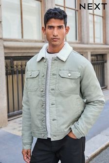Next mens denim jacket clearance