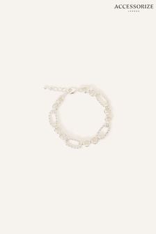 Accessorize Silver Tone Twisted Chain Bracelet (533159) | €11