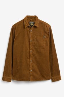 Карамельно-коричневый - Вельветовая верхняя рубашка (533396) | 930 грн