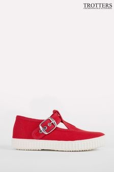 Trotters London Red Nantucket Canvas Shoes (533787) | ₪ 112 - ₪ 130