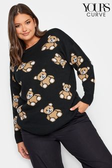 Yours Curve Teddy Conversational Jumper