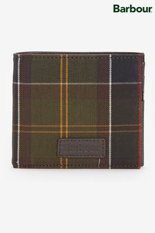 Barbour® Brown Tartan BiFold 100% Cotton Wallet (534721) | ₪ 278