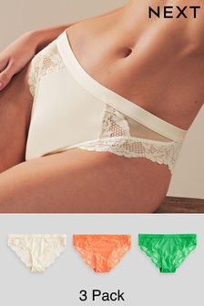 Lace Knickers 3 Pack