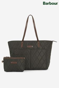 Barbour quilted tote bag online
