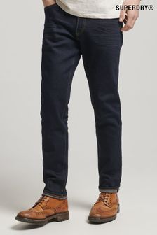 Superdry Blue Cotton Merchant Slim Jeans (535030) | $223