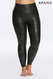 SPANX® Curve Medium Control Faux Leather Shaping Leggings (535359) | 440 QAR