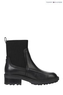 Черные кожаные ботинки Tommy Hilfiger Feminine (535422) | €118