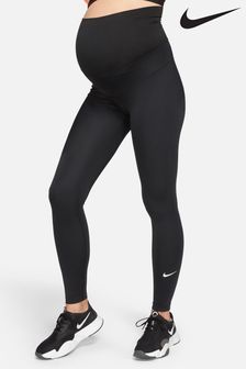 Nike Black Maternity One High-Waisted Leggings (535727) | kr844
