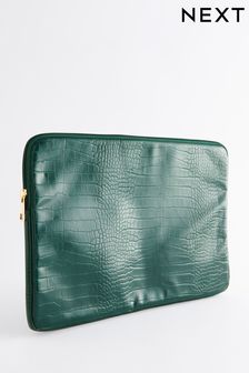 Green Croc Effect Laptop Case (535809) | €14