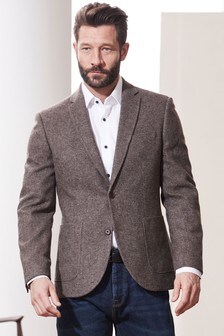 Nova Fides Signature Herringbone Blazer