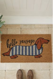 Hello Sausage Doormat