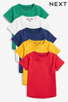 Primary Short Sleeves T-Shirt 5 Pack (3mths-7yrs) (536351) | INR 1,764 - INR 2,205