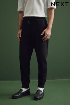 Black Smart Tapered Joggers (536447) | SGD 53