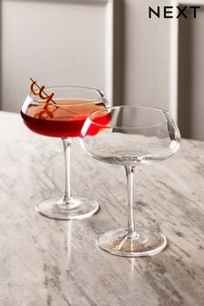 Set of 2 Clear Kya Coupe Glasses (536726) | €24