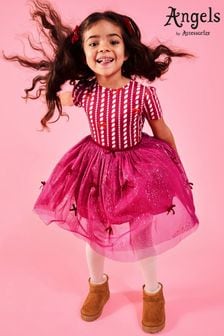 Angels By Accessorize Girls Red Candy Cane Party Dress (536798) | €42 - €43