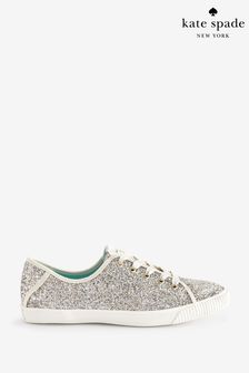 kate spade new york Silver Trista Sequin Trainers (537085) | 48.50 BD