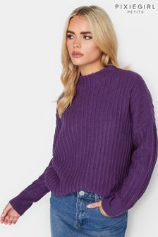 PixieGirl Petite rebrast pulover s širokim ovratnikom (537263) | €15