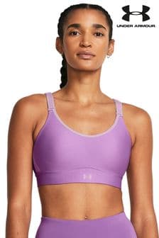 Violett - Under Armour Infinity BH mit mittelstarkem Halt (537386) | 63 €