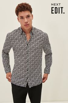 Black/White EDIT Long Sleeve Shirt (538091) | €23