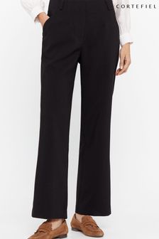 Cortefiel Straight Cut Dress Black Trousers (538121) | €26