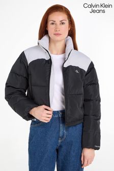 Calvin Klein Jeans Non Down Cropped Puffer Black Coat (538380) | €72