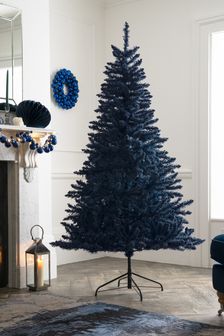 6ft Navy Flocked Christmas Tree