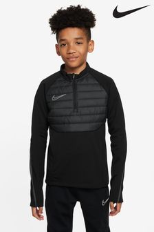 Nike Black/White Therma-FIT Training Drill Top (538805) | €87