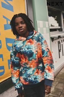 Orange Digital Graphic Hoodie (3-16yrs) (539188) | $36 - $45