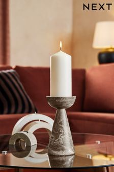 Natural Marble Effect Pillar Candle Holder (539720) | 27 €