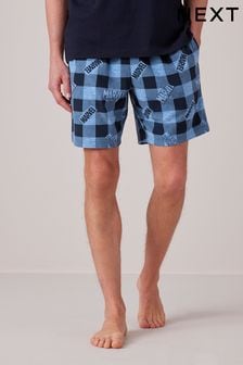 Blue/Navy Marvel Pyjama Shorts (539844) | 89 QAR