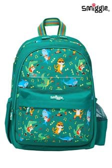 Green - Smiggle Junior Lets Play Id Backpack (540228) | kr590
