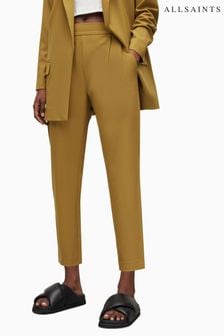 AllSaints Green Aleida Tri Trousers (540258) | LEI 591