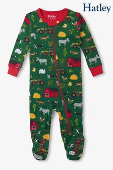 Hatley Green On The Farm Footed Coverall (540281) | 87 zł