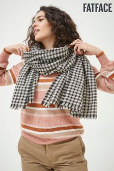 FatFace Black Gingham Check Scarf (540912) | €14.50