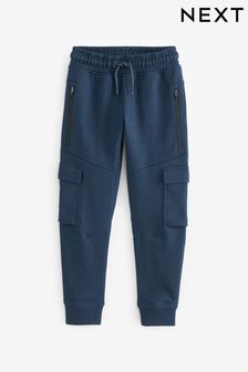 Темно-синий - Эргономичные спортивные брюки-карго (3-16 лет) (541302) | €18 - €23