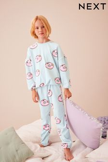 Blue Doughnut Cosy Fleece Pyjamas (9mths-16yrs) (541436) | €10 - €13