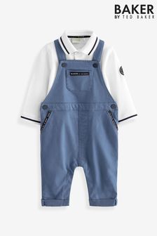 Baker by Ted Baker Long Sleeve Polo and Dungaree Set (542131) | NT$2,100 - NT$2,240