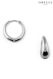 Orelia London Silver Plated Tapered Hoop Earrings (542488) | €25