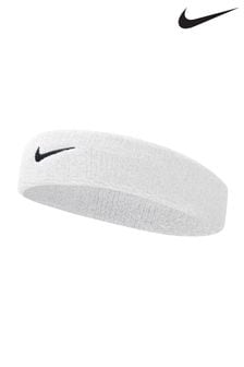 Wit - Nike hoofdband met swoosh (543117) | €11