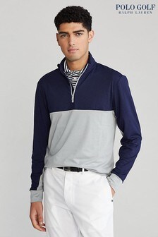 Polo Golf by Ralph Lauren Navy/Grey Half Zip Sweatshirt