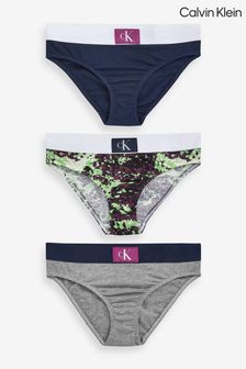 Calvin Klein Bikinislips mit Monogramm im 3er-Pack. Schwarz (543541) | 24 €