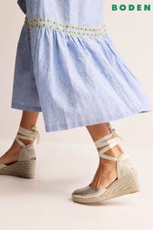 Boden Gold Cassie Espadrille Wedges (543546) | €126